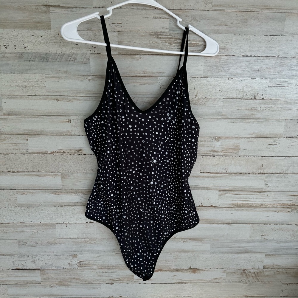🖤 XL black bodysuit with adjustable straps 🖤